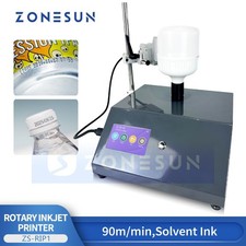 ZONESUN ZS-RIP1 Rotating Inkjet Printing Machine for Curved Surfaces Bottle Tube