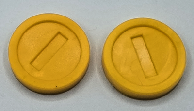 #ad Jakks Pacific Replacement Mario 2 Golden Coin Pieces $4.70