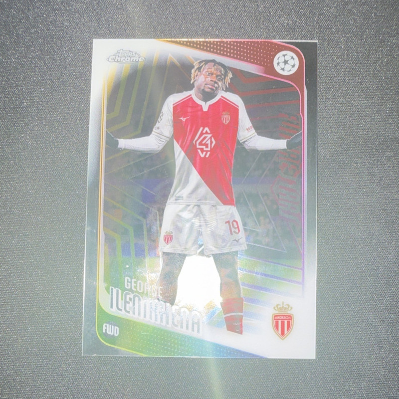 Topps Chrome 2024 UEFA Champions League George Ilenikhena AS Monaco #129