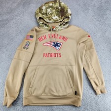 New England Patriots Nike Dri-Fit Onfield Salute To Service Hoodie Mens Size M
