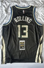 Ryan Rollins Signed Milwaukee Bucks Jersey Autographed JSA COA