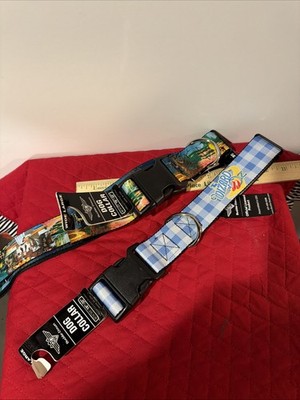 Wizard Of Oz Buckle Down Dog Collar Lg 18 -32  Dorothy, New OZ Scenic Heavy Duty