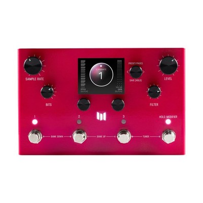 Meris Ottobit X Modular Degradation Texture Engine Pedal, Ltd Hot Pink (NEU)