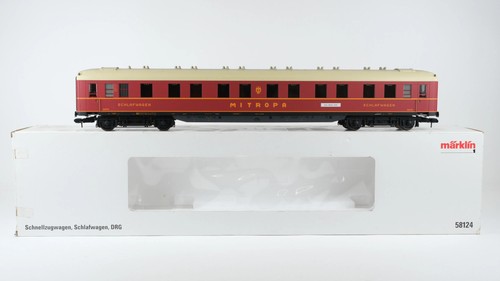 Märklin escala 1 58124 vagón de tren rápido vagón cama Mitropa DRG | Condition: Gebraucht