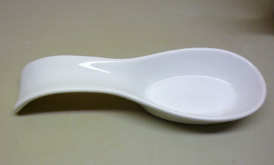 Stoneware Solid White CorningWare Tableware Casual China Spoon Rest
