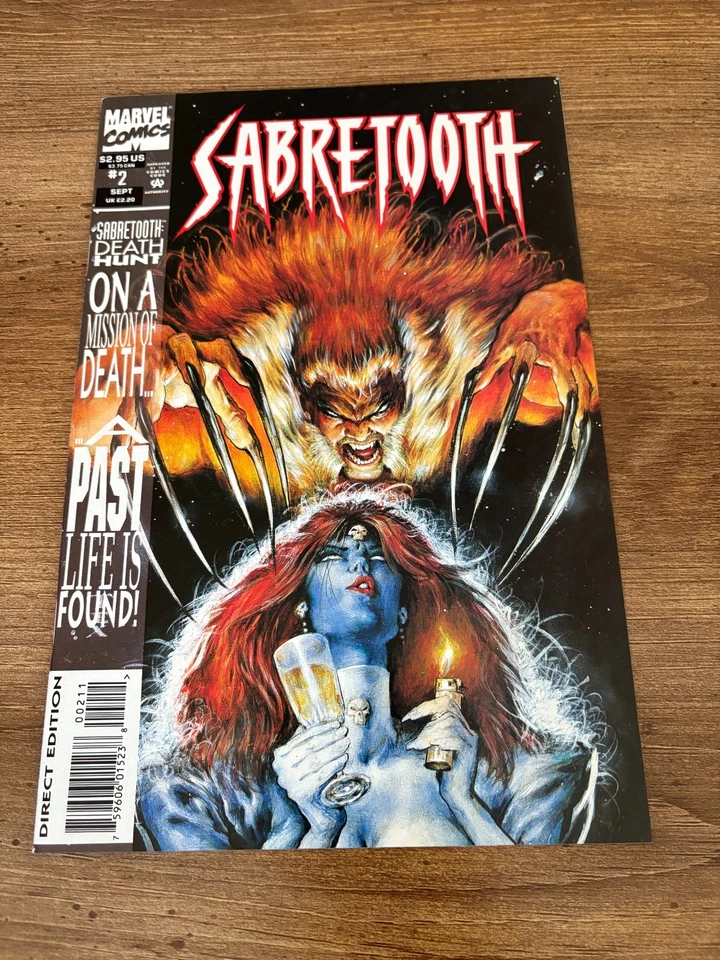 批量 4本 Sabretooth 漫威漫画书 # 1 2 3 4 VF-NM X 战警金刚狼 5 J332 — 第 3/4 张图片