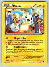 Minun 48/113 Legendary Treasures Pokemon Regular