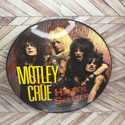 VTG 80s Mötley Crüe 33 Rpm Picture Disk Helter-Skelter 1984 No