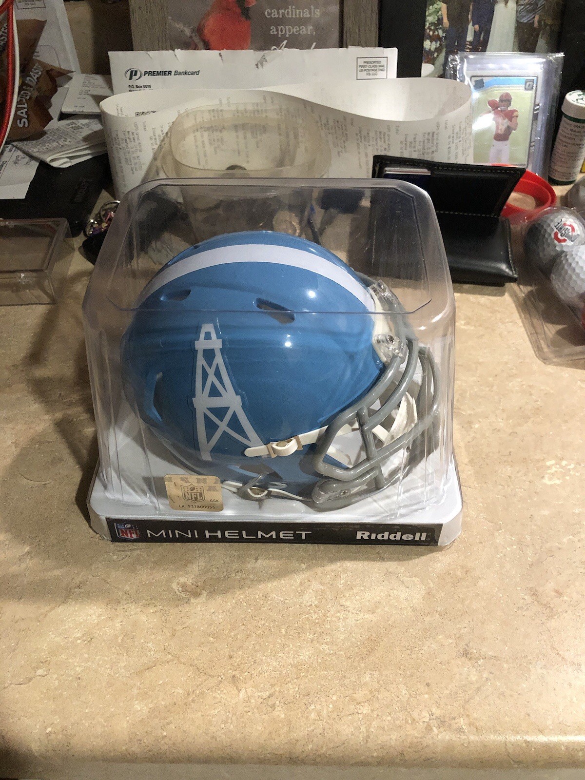 Riddell Mini Helmet Houston Oilers (Throwback) Brand New!