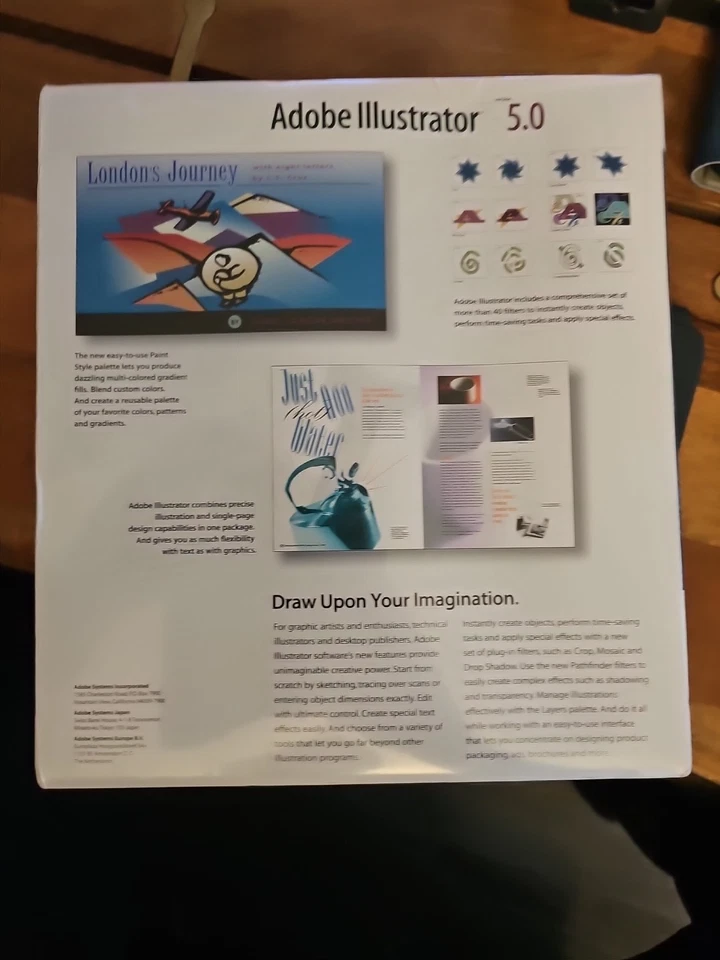 Adobe Illustrator 5.0 Macintosh, 1993 3.5" (not sure 3.5 or CD) AAW500R3108683 - Image 3 of 4