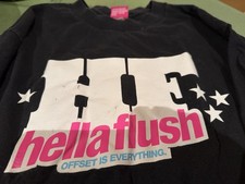 Rare Vintage Fatlace Hellaflush Long Sleeve Shirt Black Offset Is Everything Jdm
