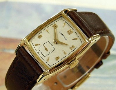 1947 Vintage HAMILTON DUNHAM, Stunning Silver Dial, Serviced with warranty