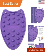 Silicone Mini Iron Rest Mat - Heat Resistant, Compact & Travel-Friendly