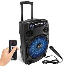 Pyle PPHP127B Portable Bluetooth PA Speaker System - 800W 12  Outdoor Bluetooth