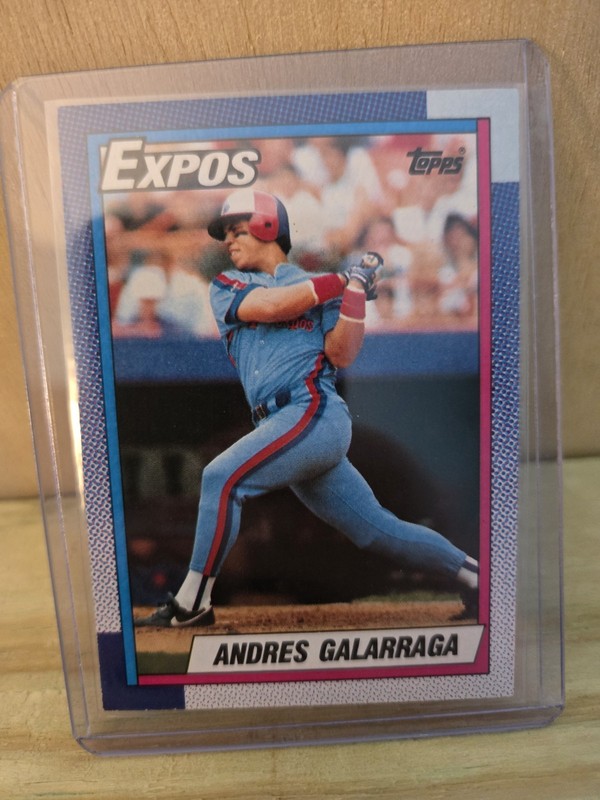 Topps 1990 Andres Galarraga #720 Montreal Expos MLB Baseball Trading Card