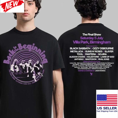 SALE!! Black Sabbath Back To The Beginning In Birmingham On July 9 2025 T-Shirt