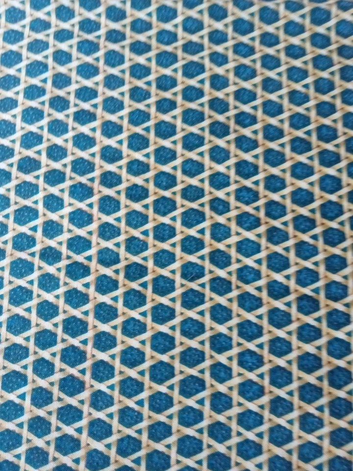 Michael Miller Fabric Green And Gold Cotton Quilt 10*42" Piece - Image 4 of 4