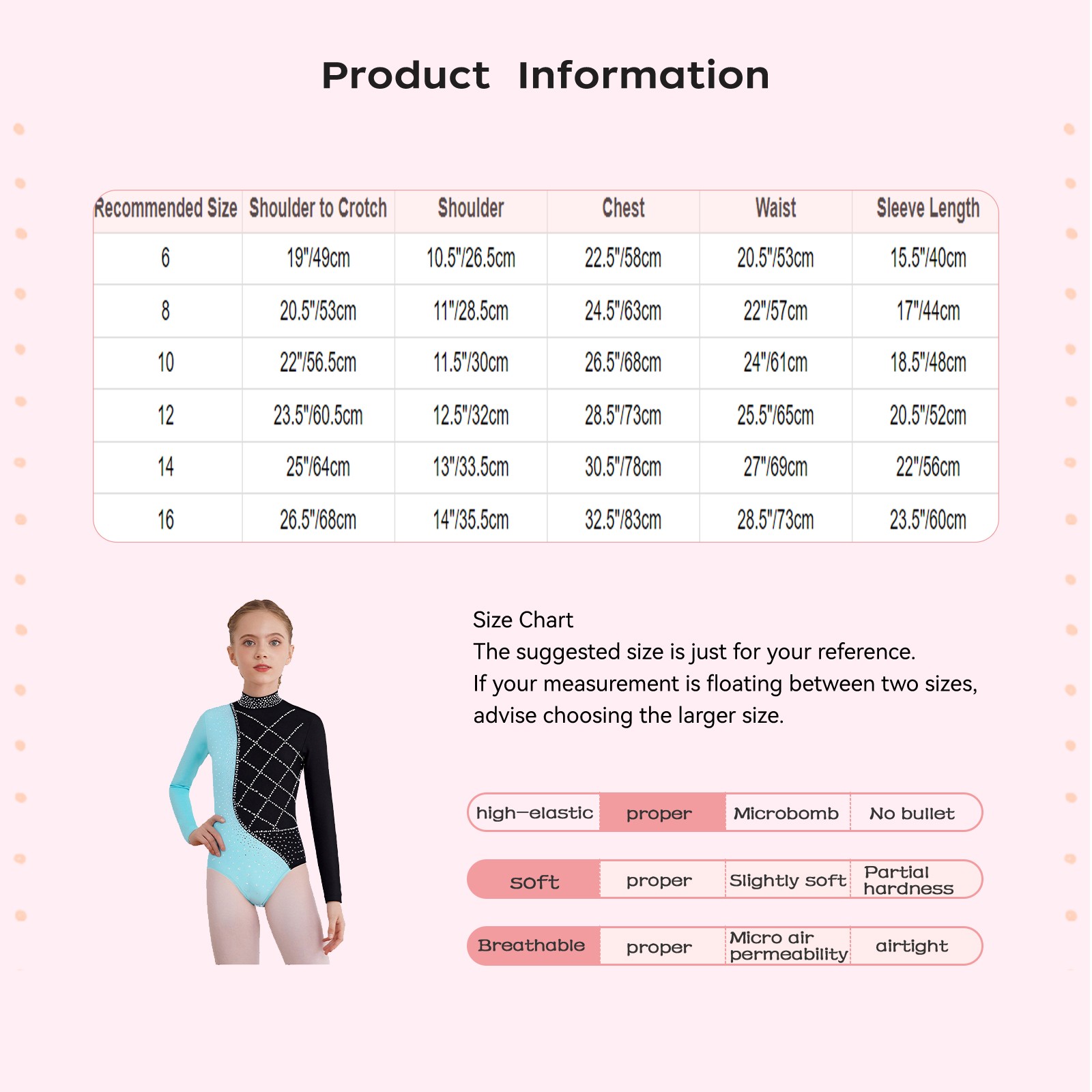 Girls Bodysuit Rhythmic Ballet Shiny Unitard Skating Leotard Color Block Jazz