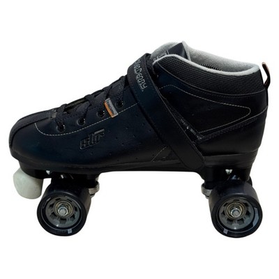 Roller Derby Elite Quad Roller Skates Black Size 12 Indoor Outdoor 5070