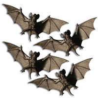 FledermÄUse Deko Halloween Karneval Fledermaus Partydeko Bat - 10Cm, 4 StüCk