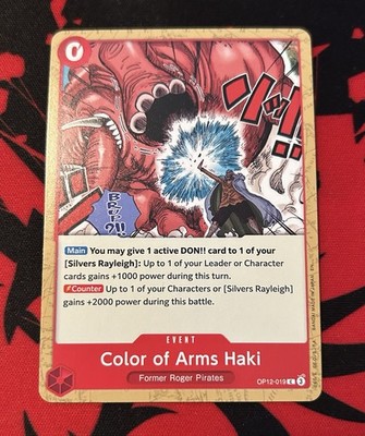 One Piece TCG Color of Arms Haki OP12-019 C Legacy Of The Master