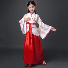 Chinese Ancient Child Hanfu Cosplay Costume Fairy Clothes Stage Dance Dress 2026