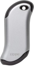 Zippo Silver Heatbank 9s Rechargeable Hand Warmer and 5200 MAH Power Bank 40584