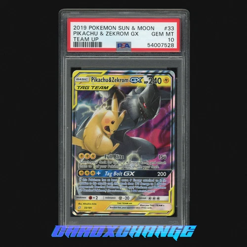 Team Up Pikachu Zekrom GX 2019 Team Up Pikachu Zekrom GX