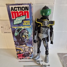 Original Vintage Action man Captain Zargon Space Pirate 1981, Boxed, Very Rare.