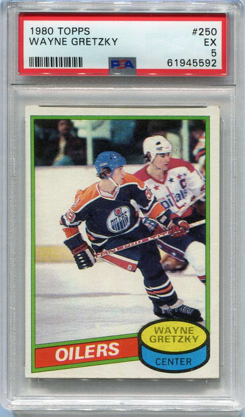 1980-81 Topps 250 Wayne Gretzky UER PSA 5 EX 61945592