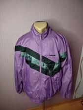 Adidas Vintage Purple Track Jacket Mens Large Shell Suit 90s Festival Sport