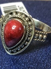 Ruby Ring Sz7 TGW 2.88cts Artisan Crafted .925 Sterling Silver Setting