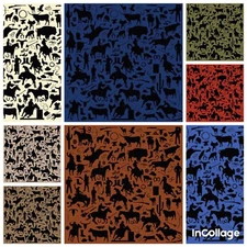 Wyoming Traders Wild Rag Cowboy Silhouette Print 100% Silk Western Scarf 34.5"