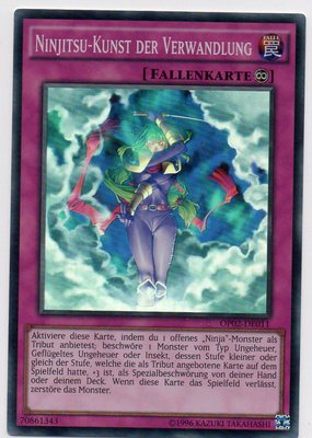 Yu Gi Oh Ninjitsu-Kunst der Verwandlung - OP02-DE011 - OTS Tournament Pack 2