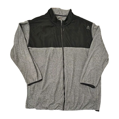 Reebok Jacket Mens Small Blue Colorblock Full Zip Windbreaker
