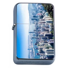 Hong Kong D1 Flip Top Oil Lighter Wind Resistant  