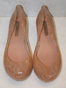 peep toe jelly shoes