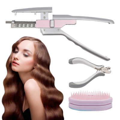 new 6D Hair Extensions Machine Kit 2nd Generation Traceless Hair Extensions Tool