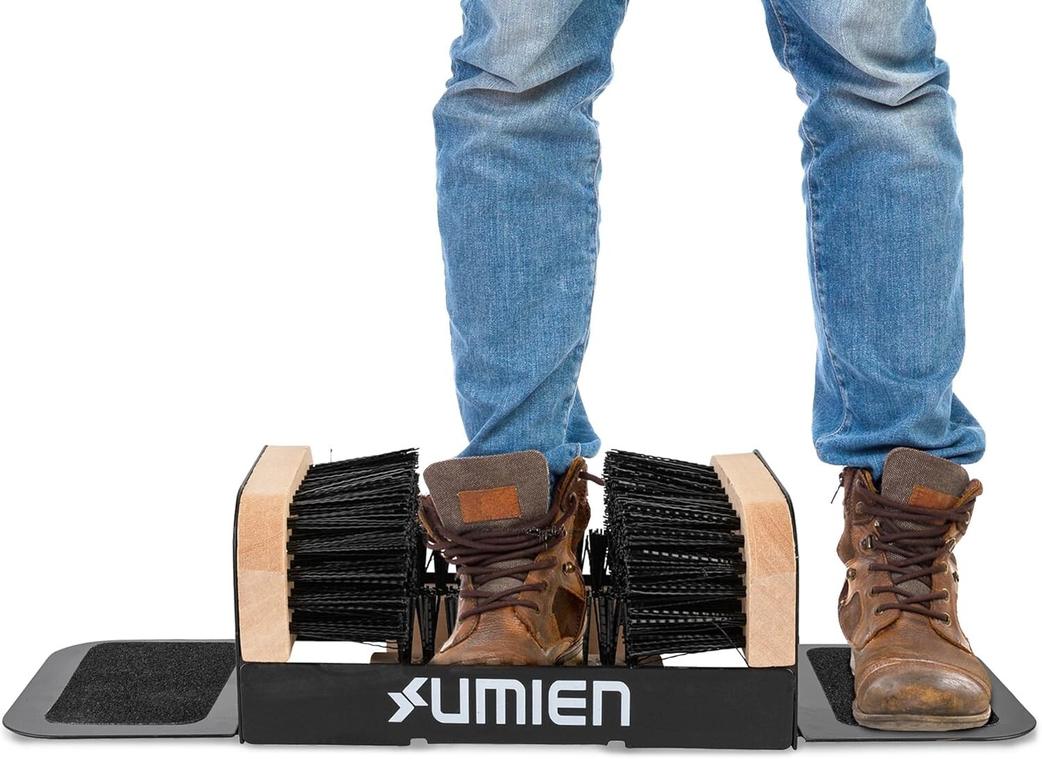 Umien Boot Scraper & Shoe Brush � Heavy Duty Outdoor Shoe Cleaner & Scrubber