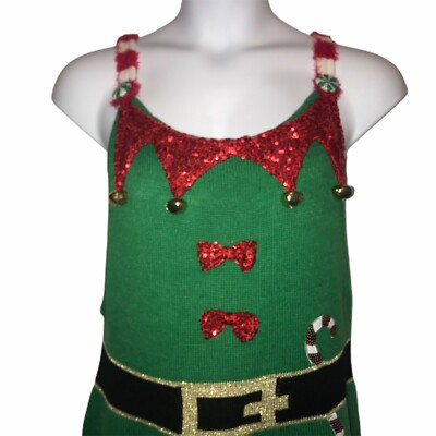NWT It's Our Time Elf Christmas Holiday Dress Small | eBay