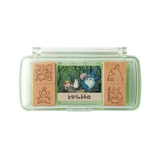 My Neighbor Totoro Mini Stamp With Case Medium Totoro Studio Ghibli New JP