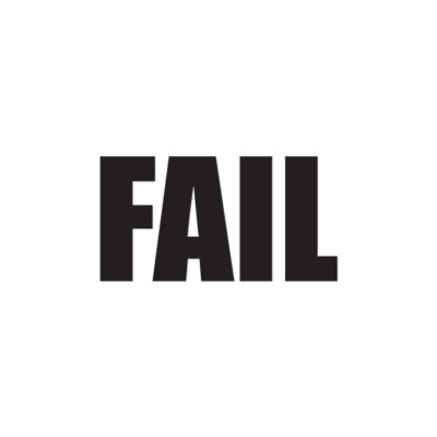 Fail Joke Meme - Vinyl Decal Sticker - Multiple Color & Sizes - ebn1808