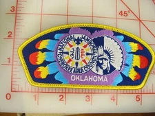 Cherokee Area Council 1997 Jamboree JSP collectible yellow border patch (p50)