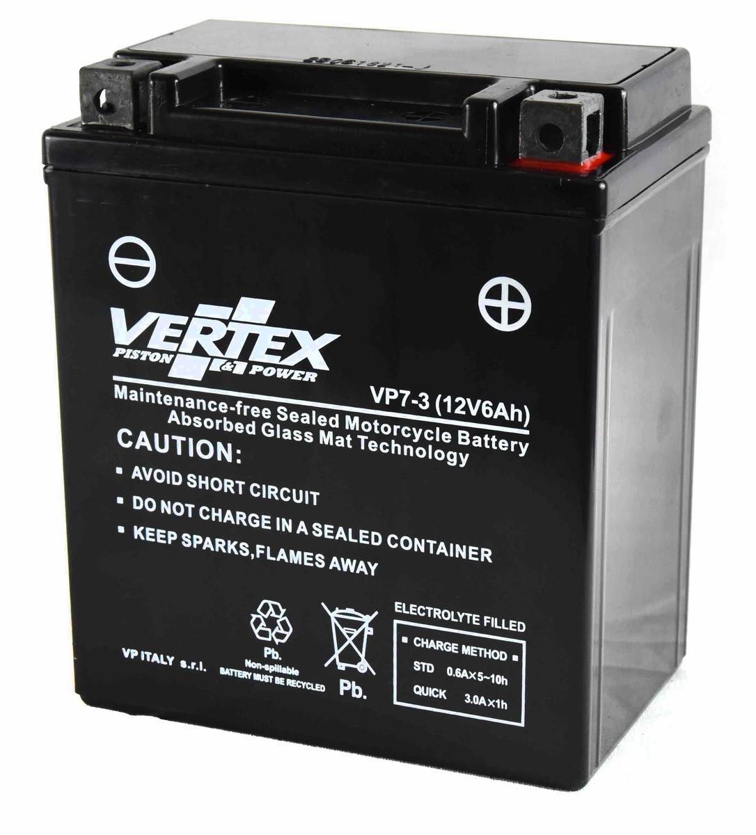 Vertex Battery For Honda CBF 125 M 2011- 2012