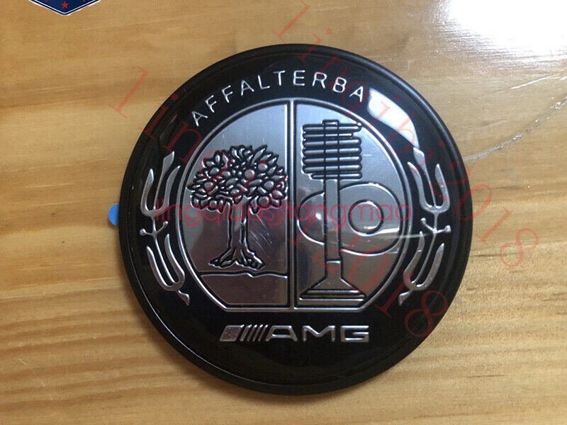 Affalterbach Hood Flat Laurel Wreath Emblem Sticker for Mercedes-Benz