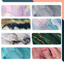 Large Marble Desk Mat 90x40cm Non-Slip XXL Mouse Pad for Office & Gaming
