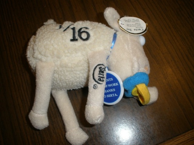 serta sheep plush toy