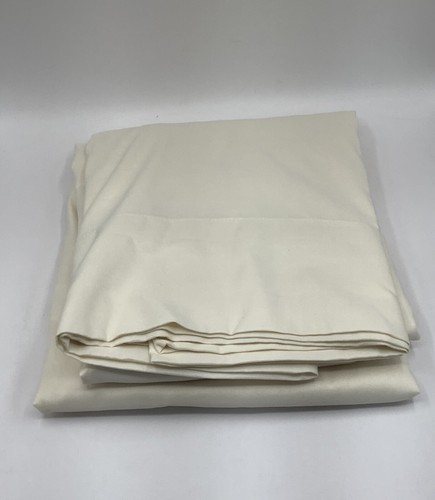 Queen Size 6-teiliges Lakenset Farbe Cremeweiß