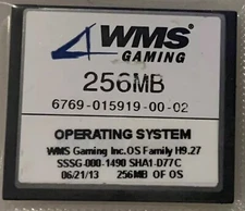 WMS BB1 BB2 SLOT MACHINE OS FAMILY H9.0 Thru H9.27  OPERATING SYSTEM CF CARD