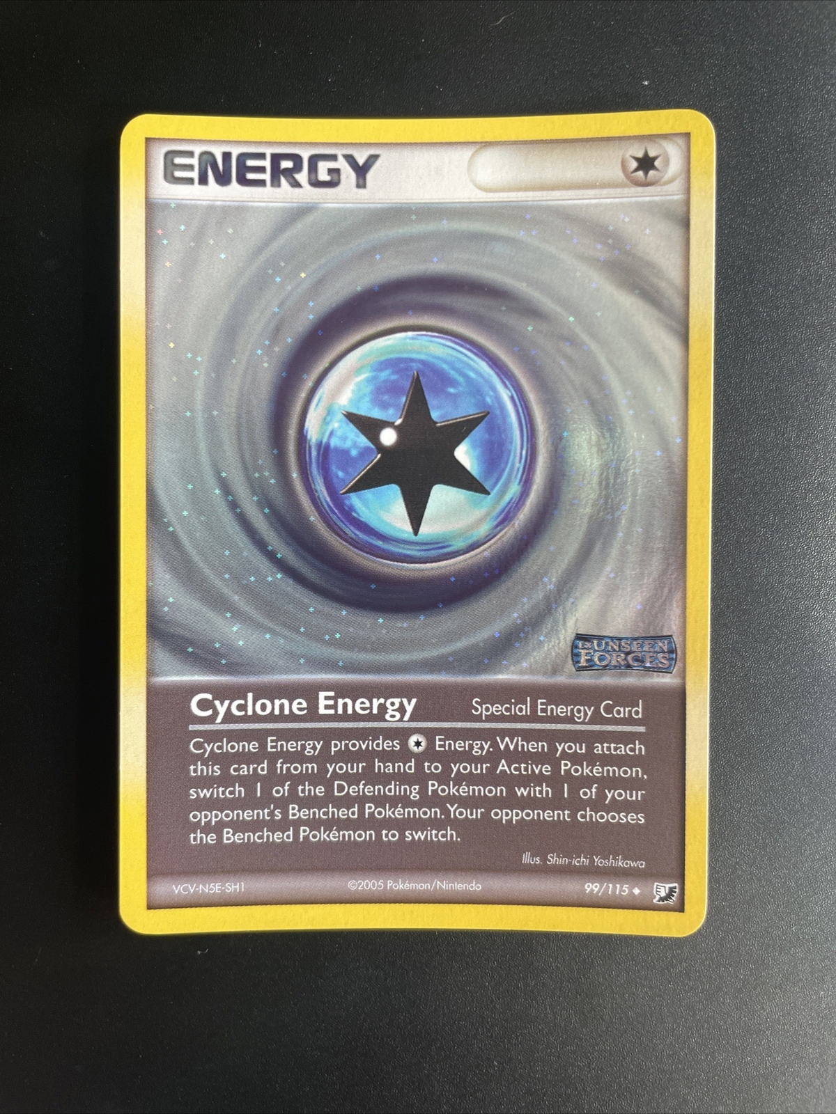 Pokémon TCG Cyclone Energy EX Unseen Forces 99/115 Reverse Holo Uncommon NM